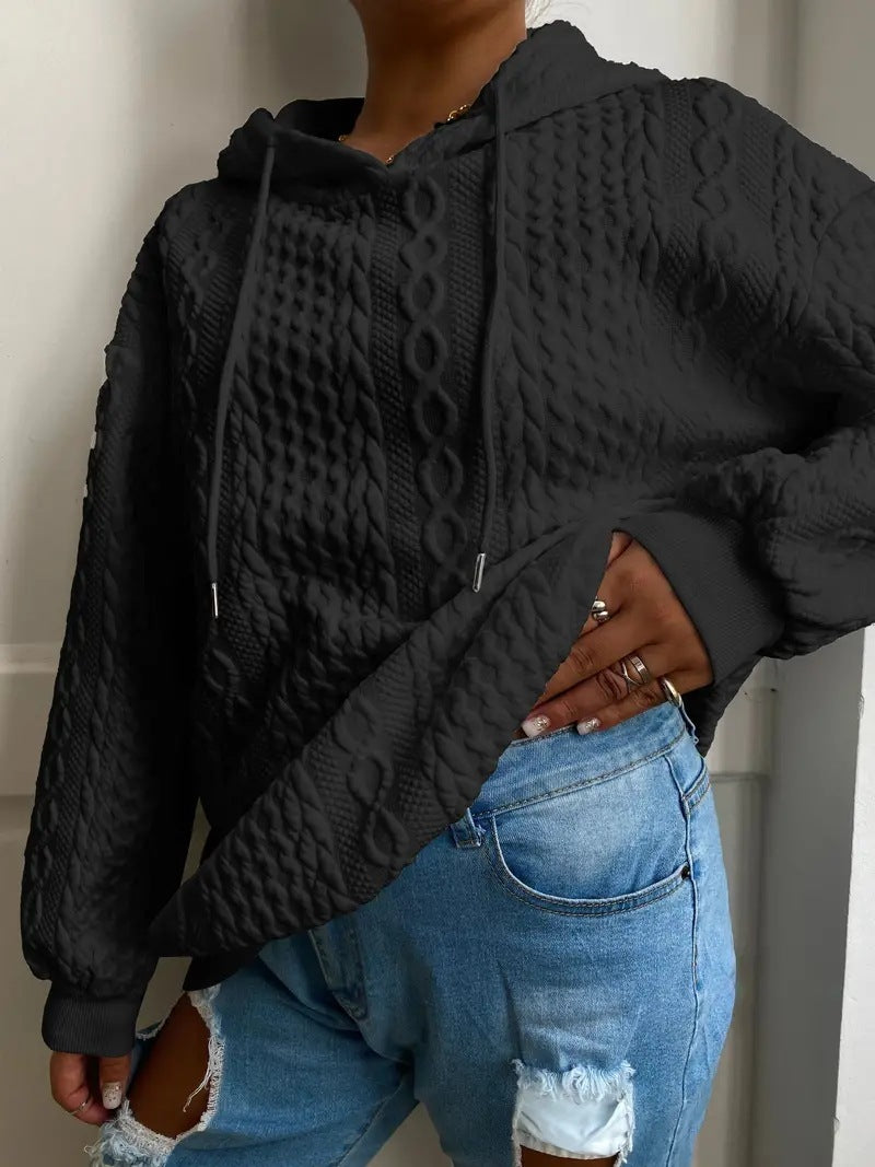 Twistella Cozy Hooded Sweater