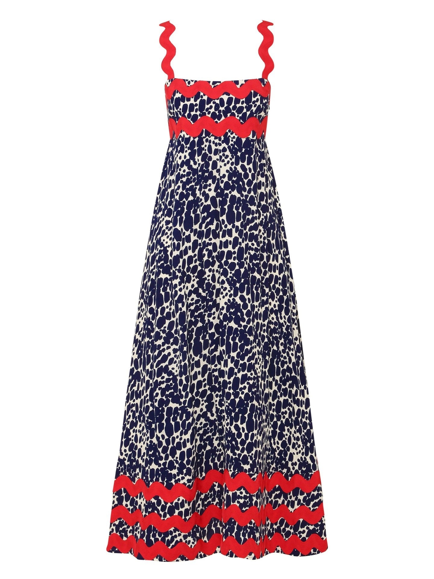 PetalRipple Slip Dress