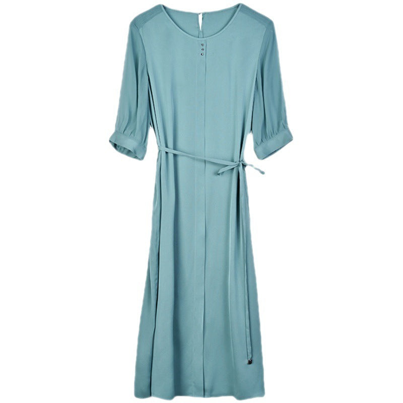Fashionable Elegant Silky Silk Dress For Women
