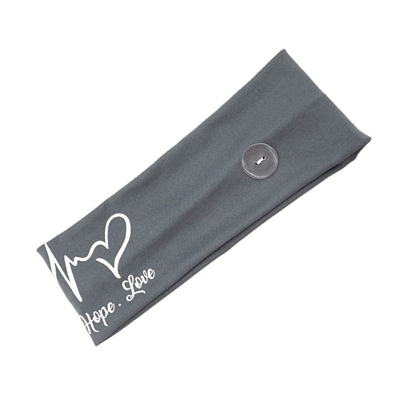 Milk Silk Mask Button Hair Band