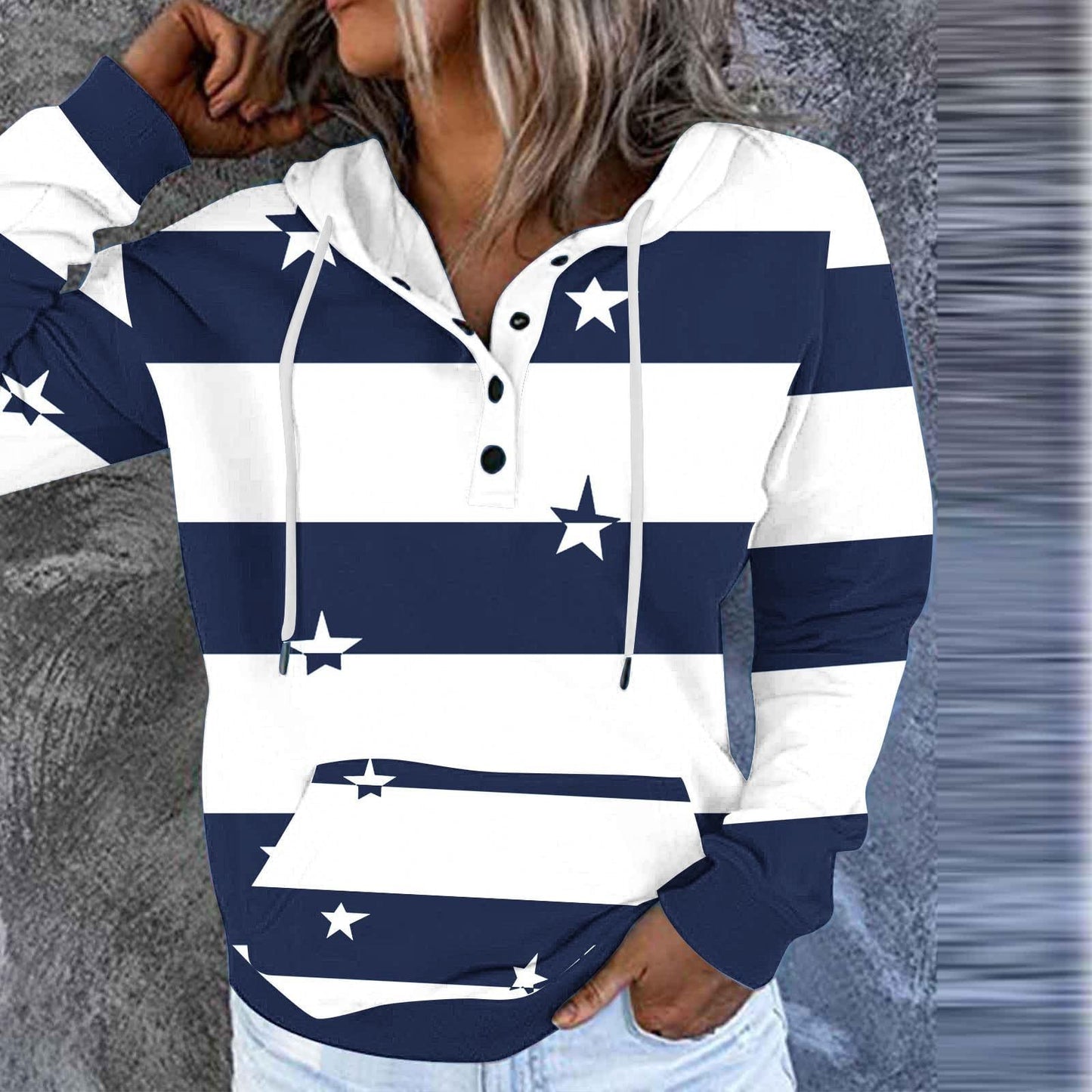 GoldenLeaf Button Sweater