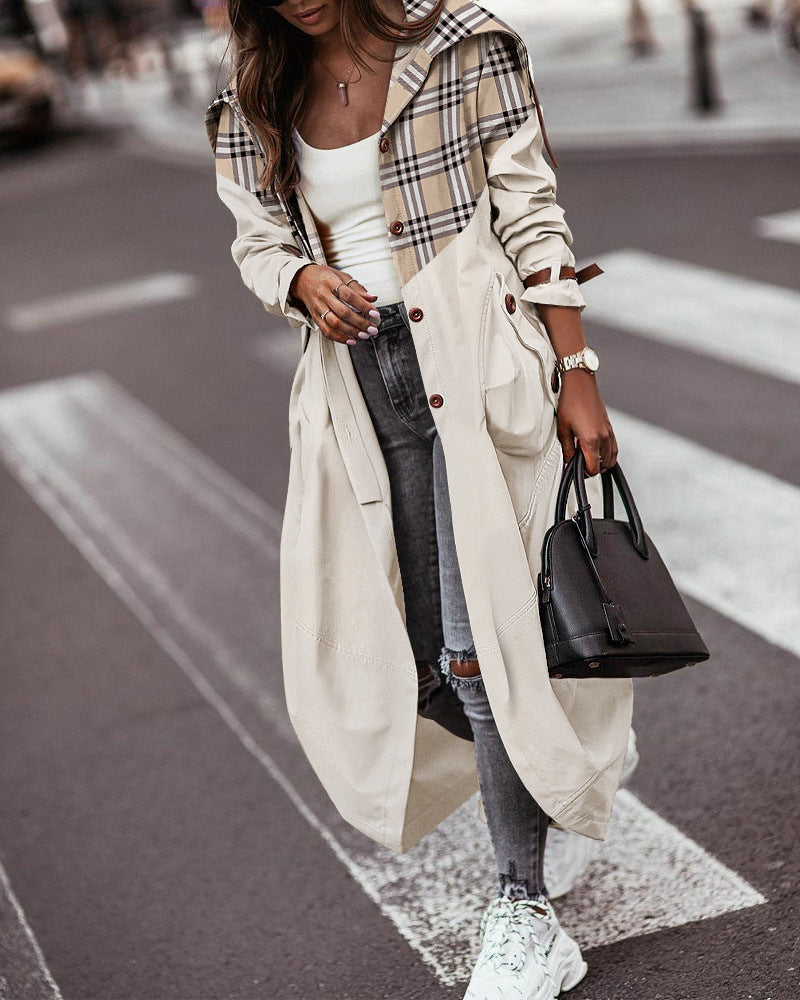 PrintAura Long Cardigan Coat