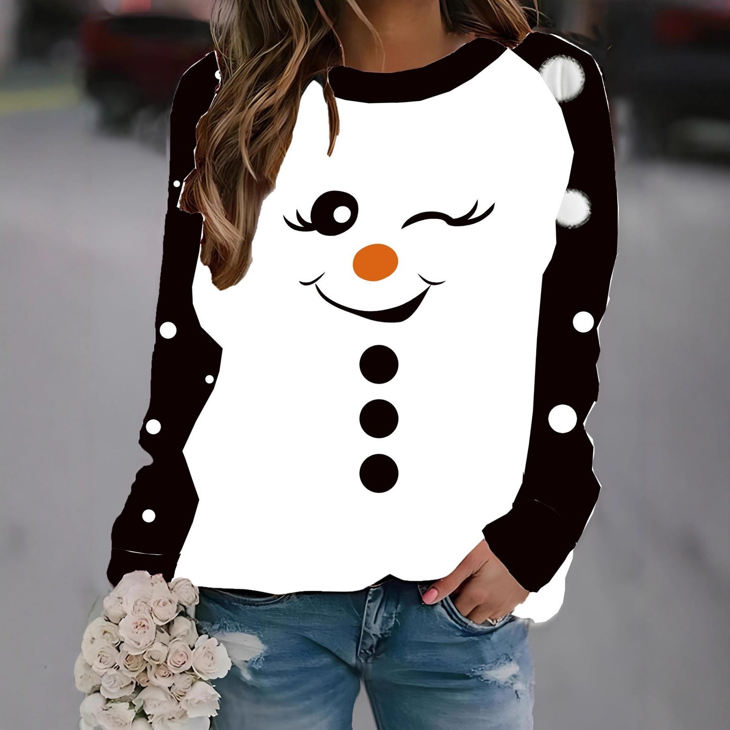 MerryMuse™ Digital Knit Sweater