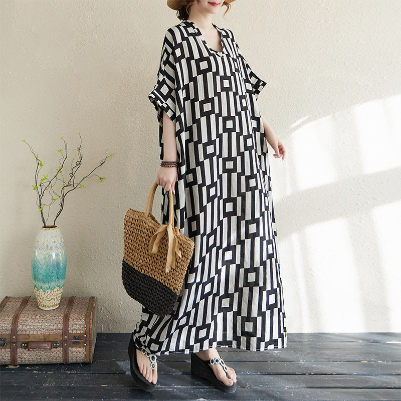 Vintage Veil Comfort Dress