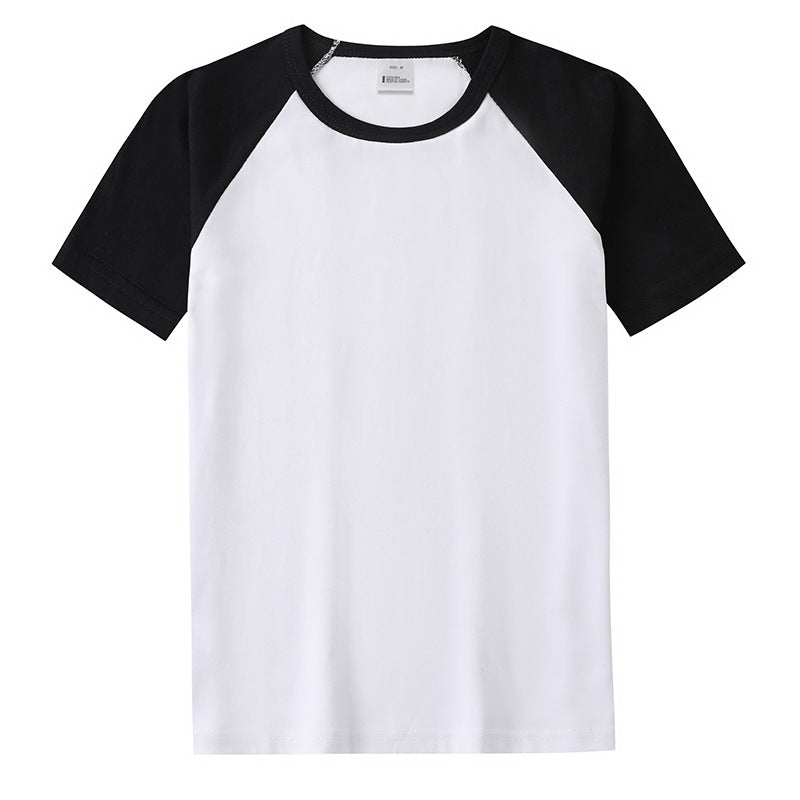 Summer Camp Ice Silk Cotton T-shirt Short Sleeve