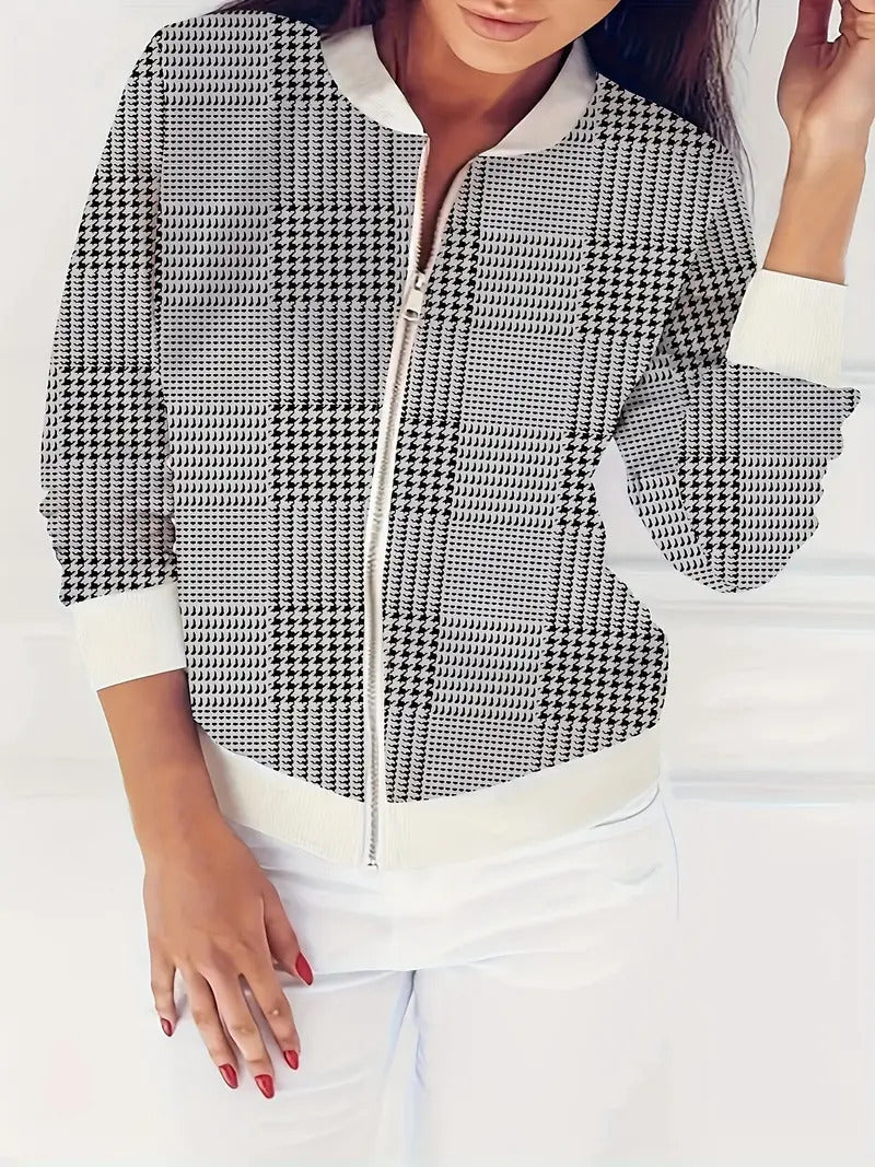 PlaidÉpoque Retro Coat