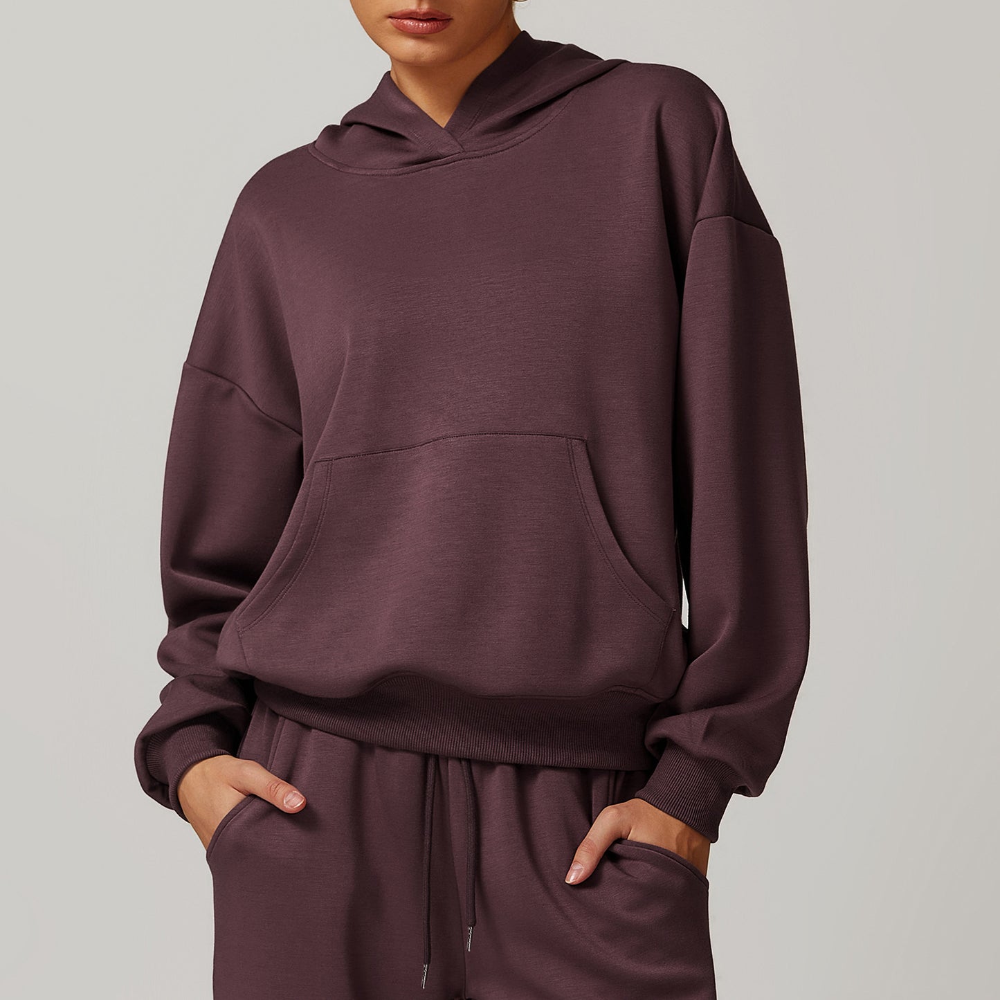 EaseMatch Hooded Sweatshirt Coat