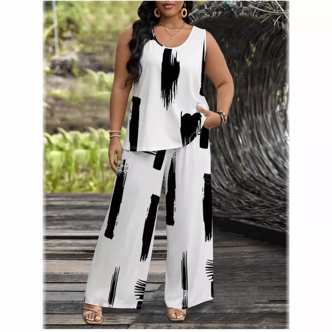 ova Vogue Wide-Leg Suit