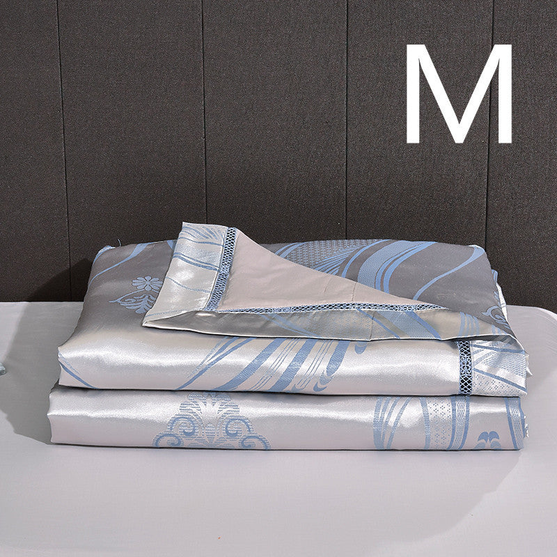 Silk Quilt And Ice Silk Air-conditioning Quilt Four-piece Cotton