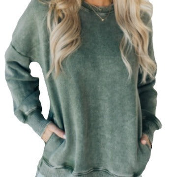 RusticEase Washed Cotton Sweater