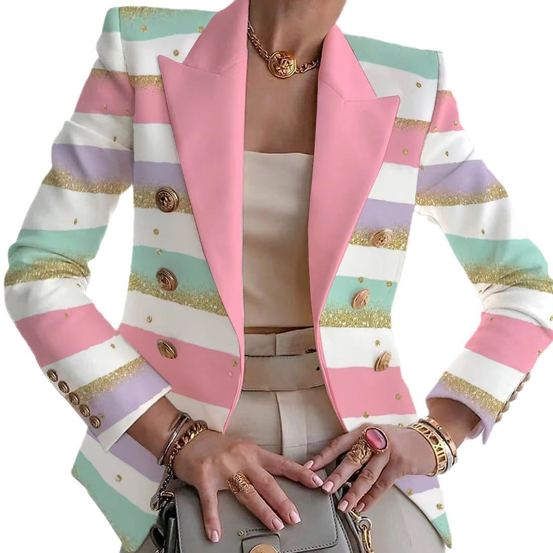 PetitePrint Cardigan Coat