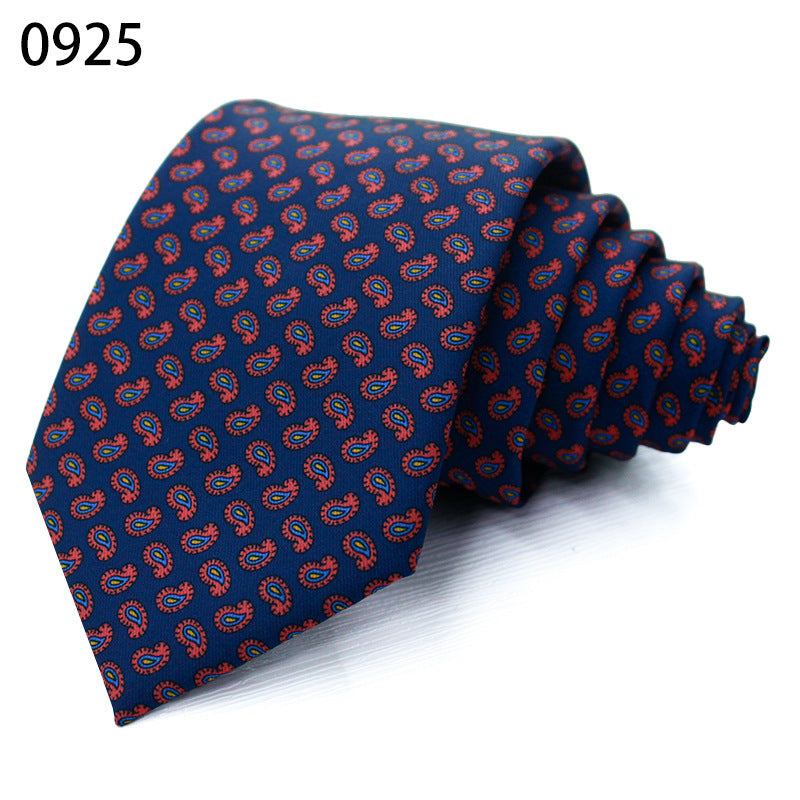 Fashion Polyester Silk Printed Men's Casual Tie
