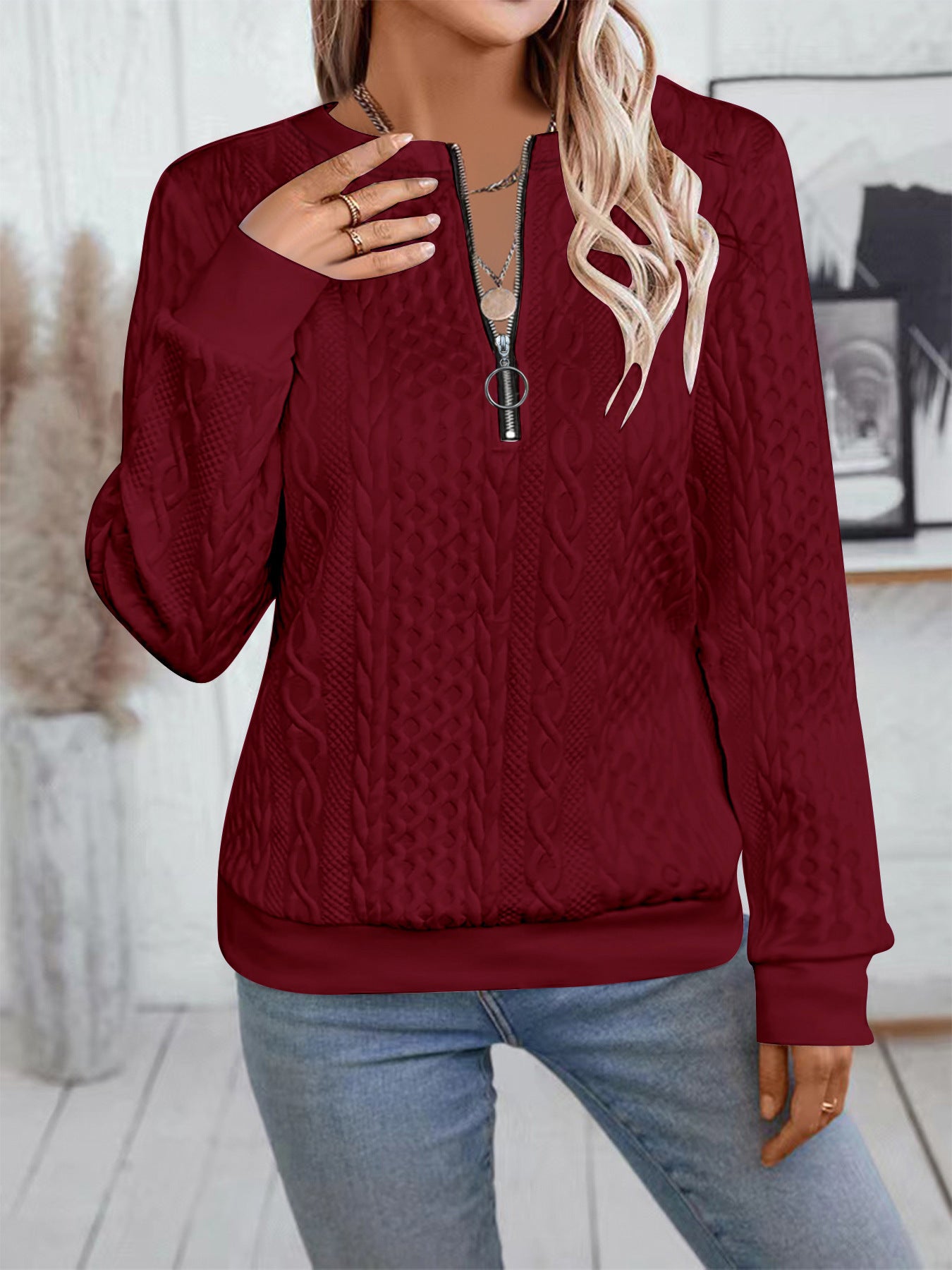 ZipLuxe™ Casual Sweater