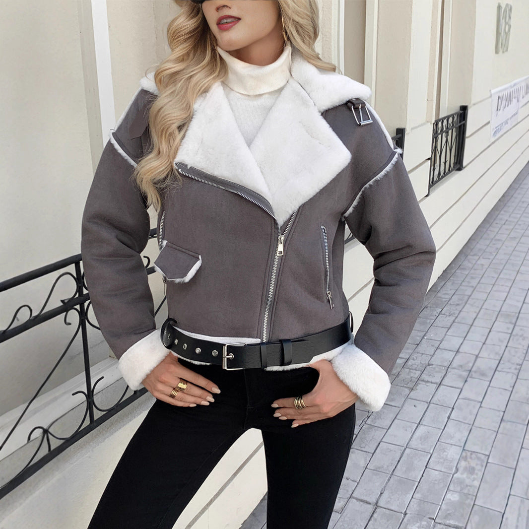 Aurora Polo Luxe Plush Coat