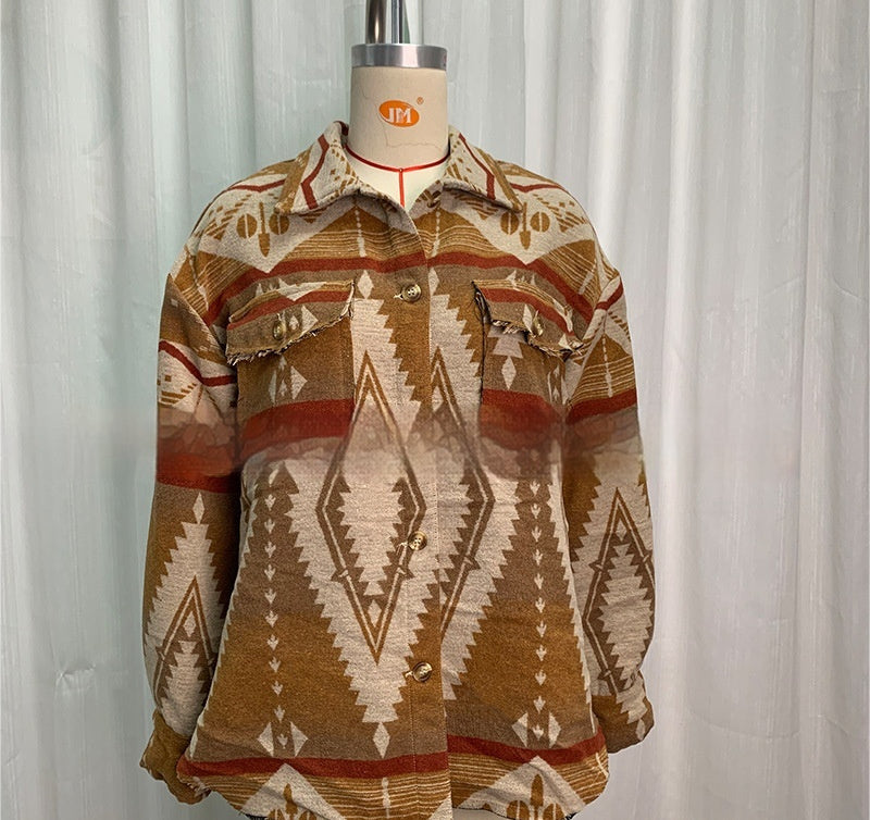 HeritageAztec Wool Coat