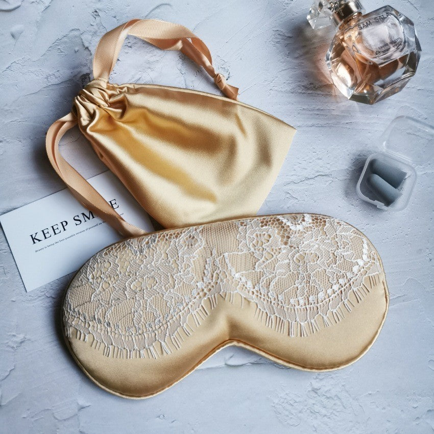 Relieve Eye Fatigue Shading Sleep Breathable Lace And Silk Eye Mask