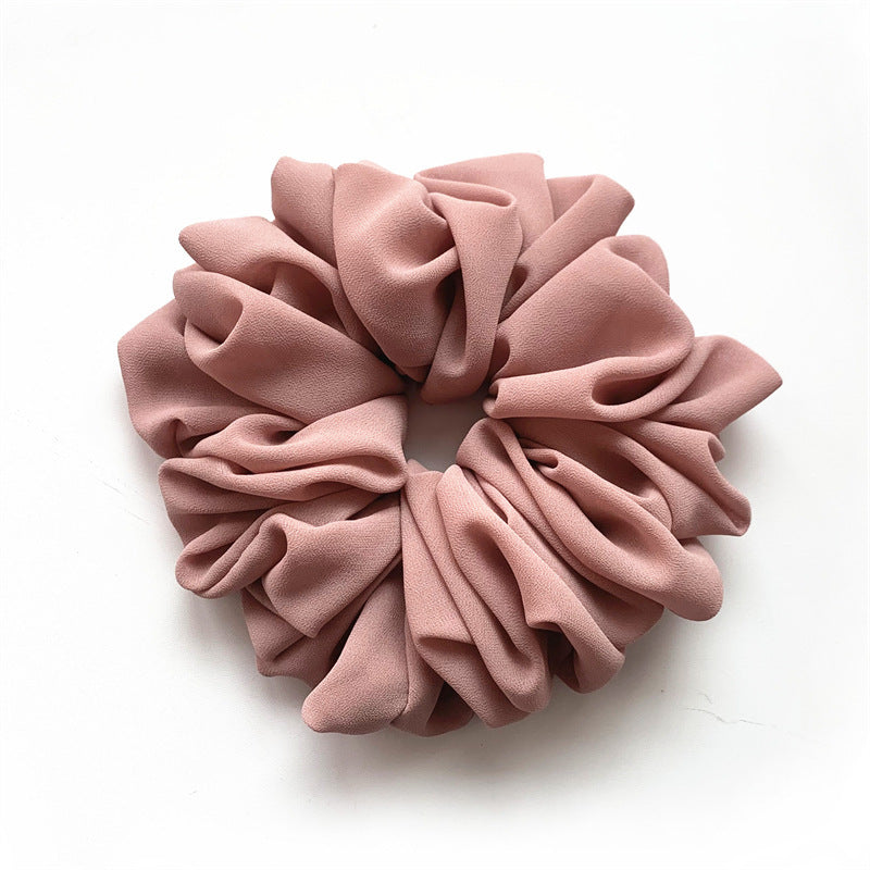Big Head Bouquet Chiffon Large Intestine Ring Hair Ring