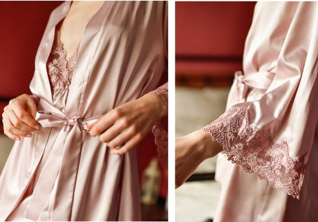 Sexy silk nightdress