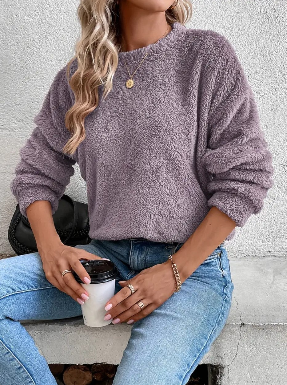 VeluCozy Reversible Fleece Sweatshirt