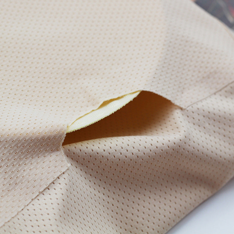 Summer White Ice Silk Seamless Belt Chest Pad