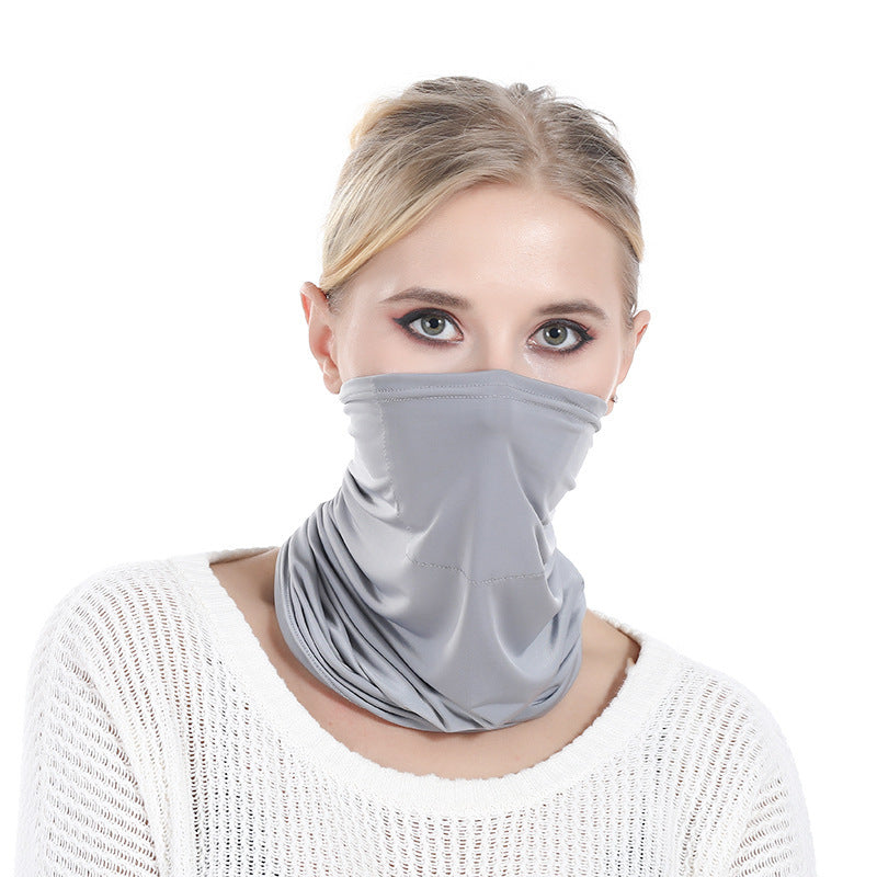 Cycling ice silk magic turban mask