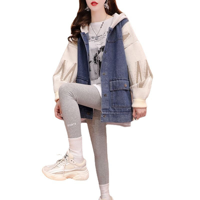 IndiStitch Denim Cardigan