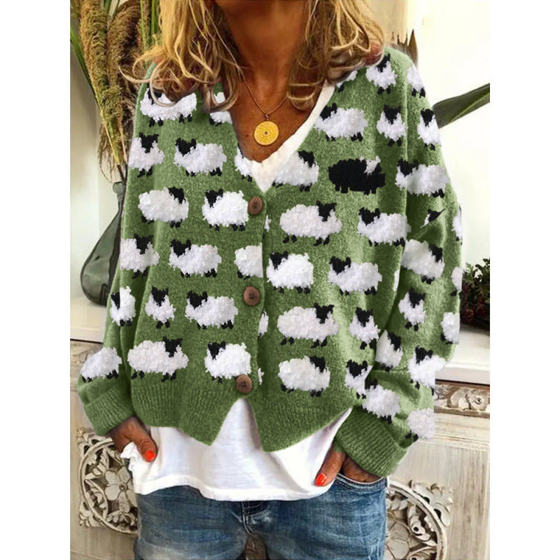ArtLoom Abstract Cardigan Coat