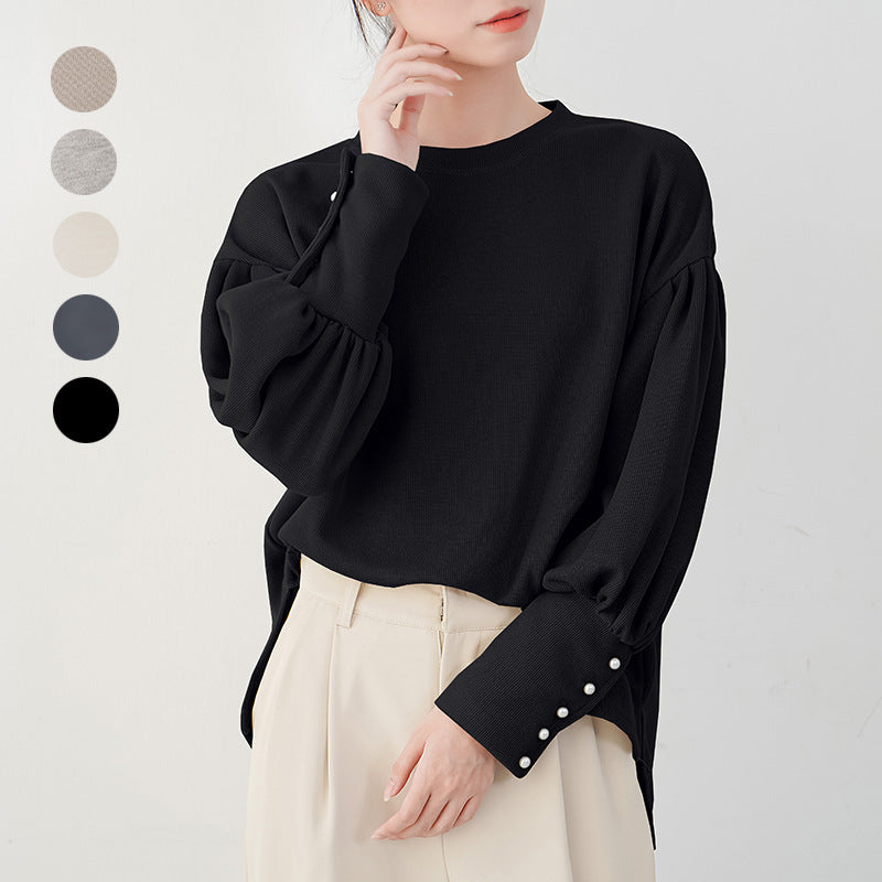 Luméra™ PearlGrace Lantern Sweater