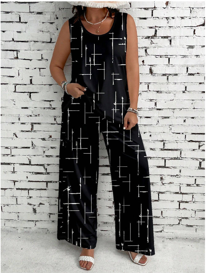 ova Vogue Wide-Leg Suit