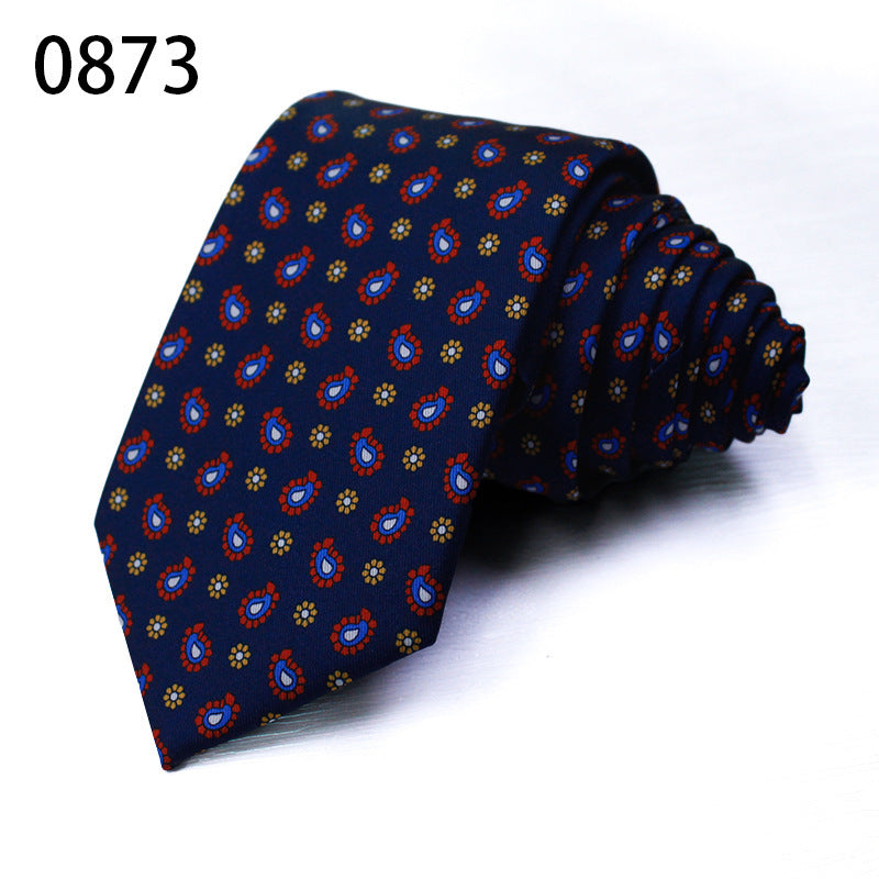 Fashion Polyester Silk Printed Men's Casual Tie