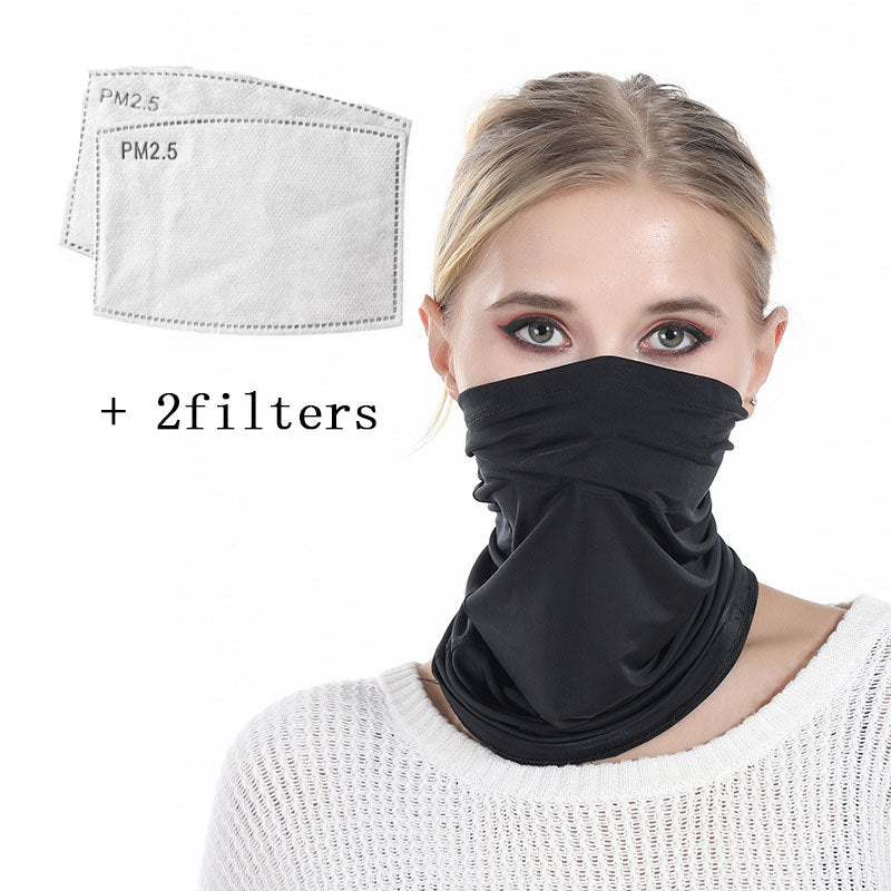 Cycling ice silk magic turban mask