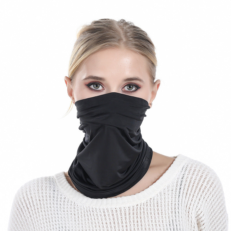 Cycling ice silk magic turban mask