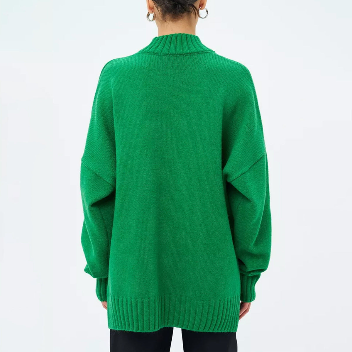 ThreadNest Half Turtleneck Sweater