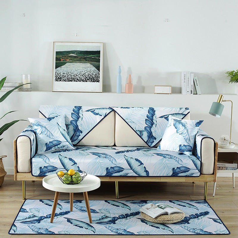 Summer washed ice silk sofa cushion