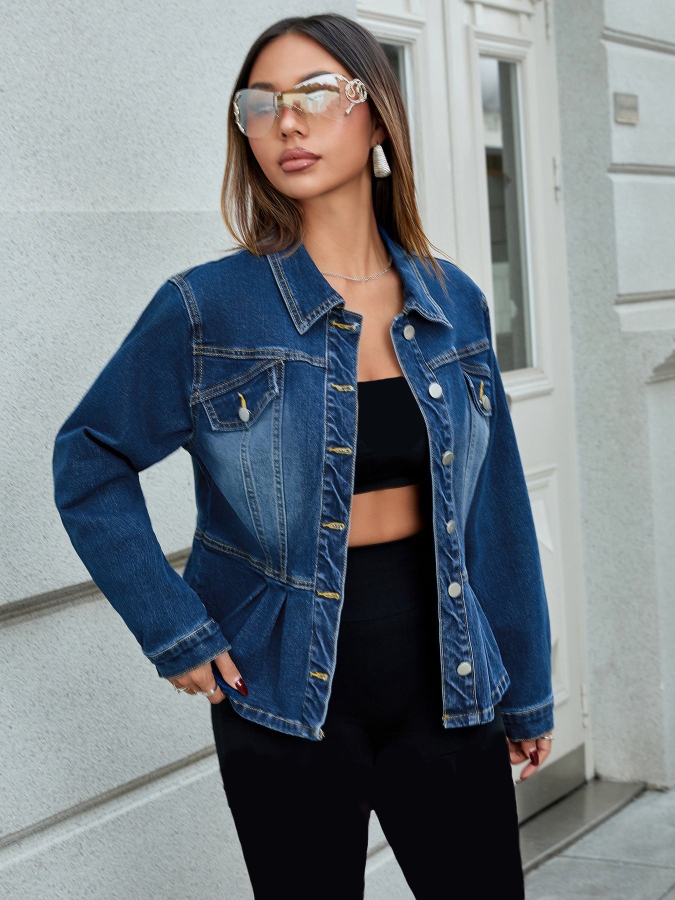 IndigoCinch Denim Jacket