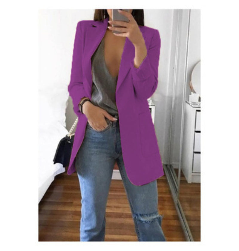 ArtEase Printed Mid-length Jacket