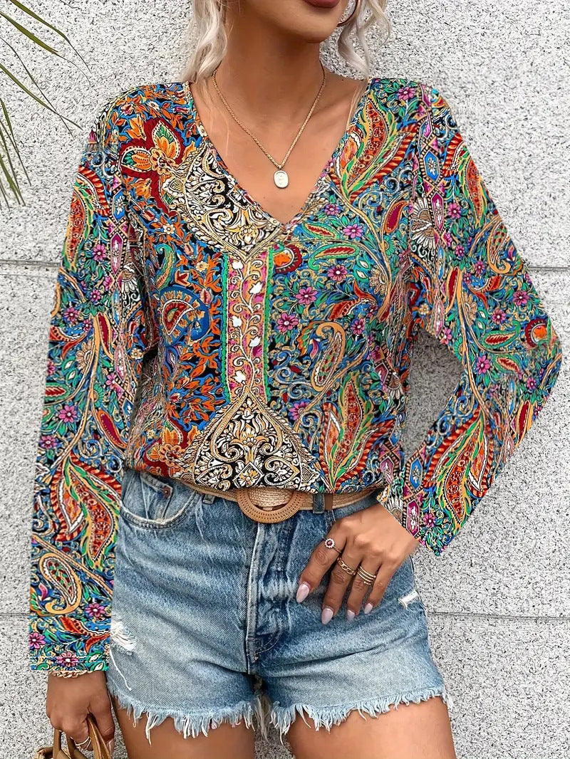 Verelle Bloom V-Neck Shirt