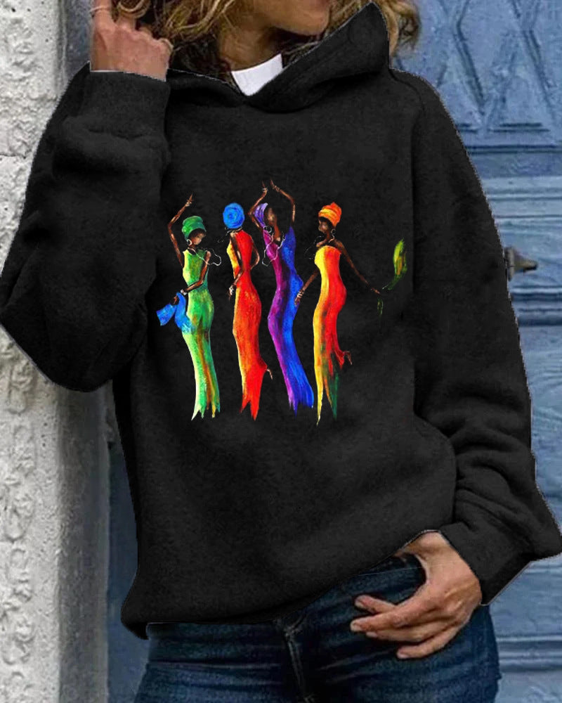 CharmKnit Printed Hoodie