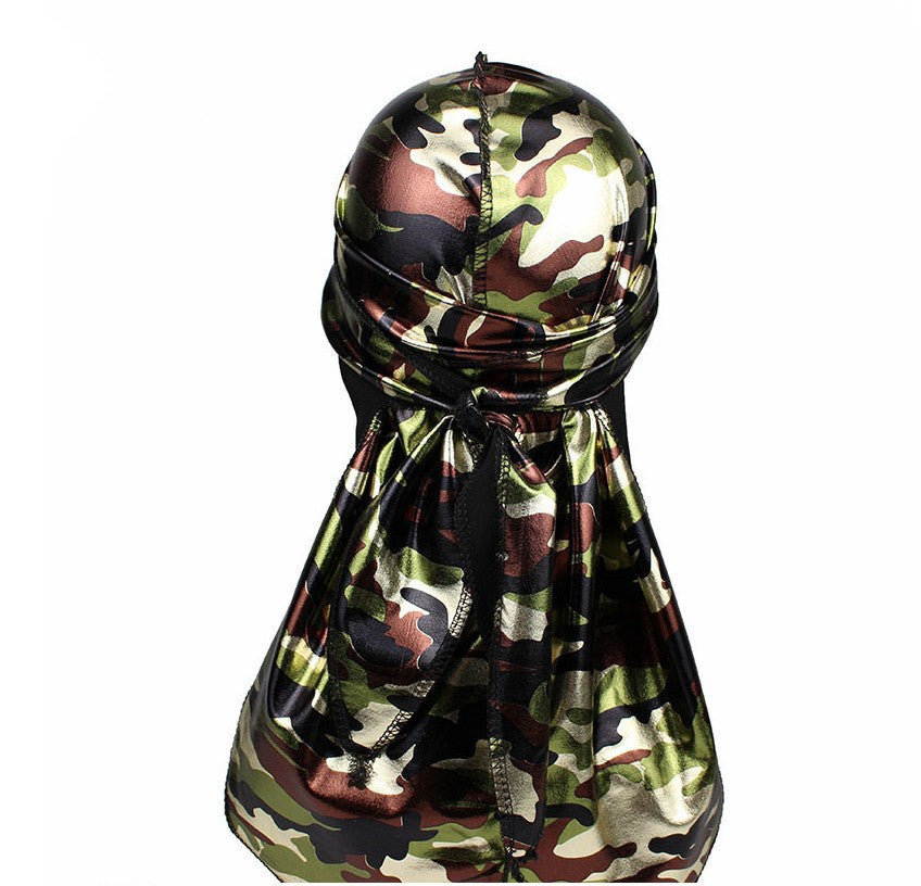 Embroidered silk long tail scarf