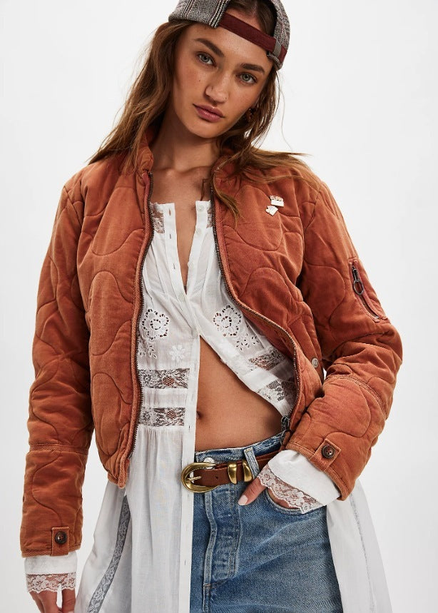 The Elowen Quilted Cotton Coat