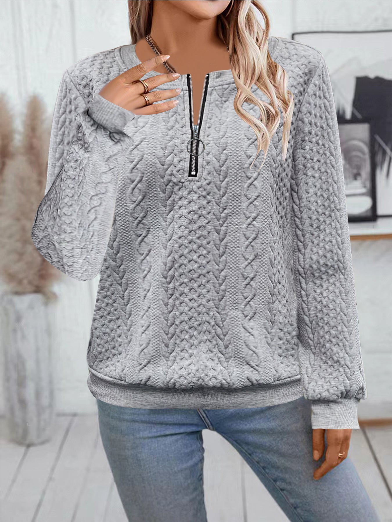 ZipLuxe™ Casual Sweater