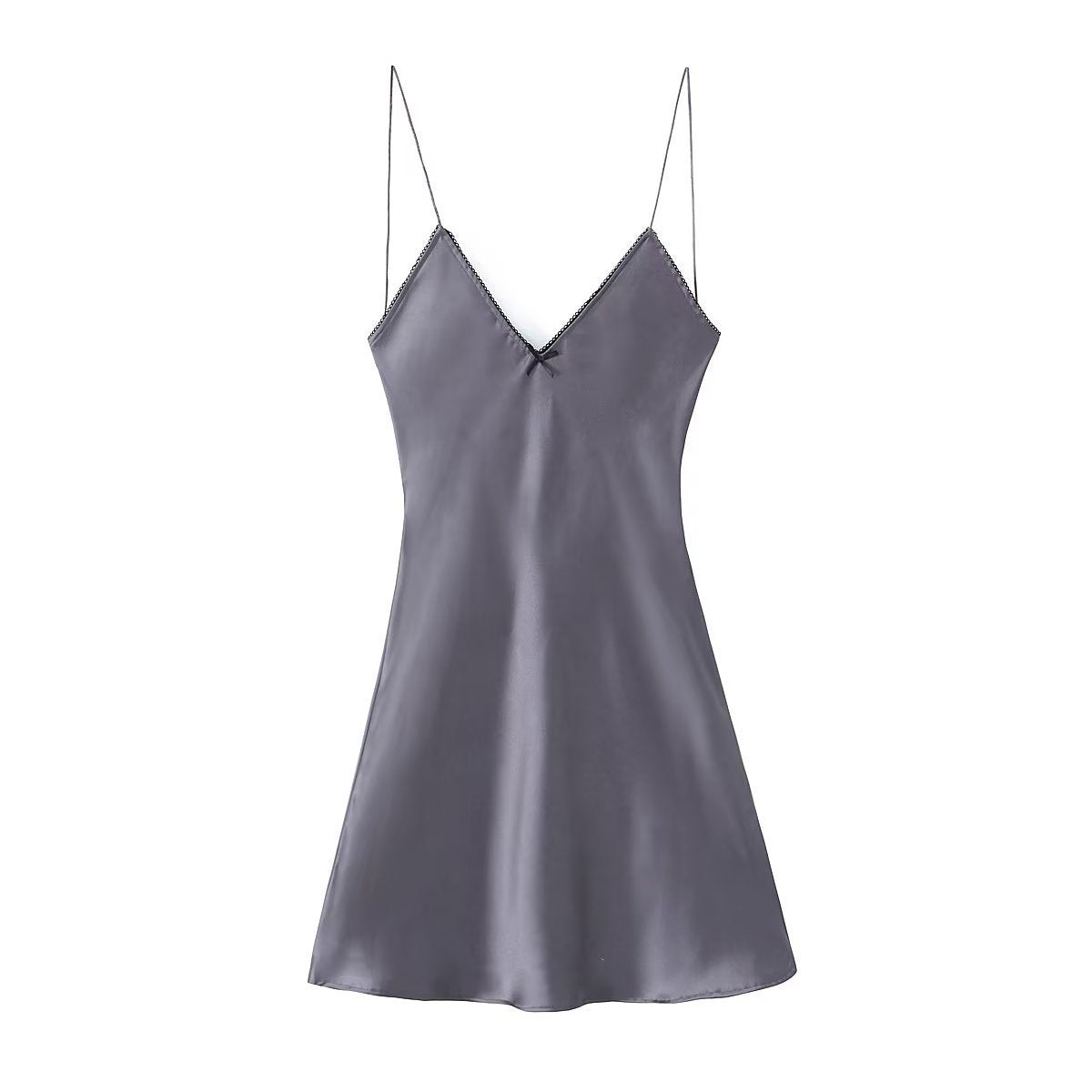 Women's European And American Style Silk Satin Texture Dress