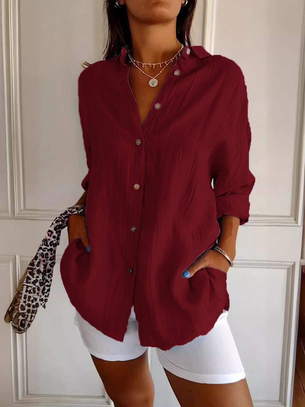 Elowen Crest Pleat Shirt