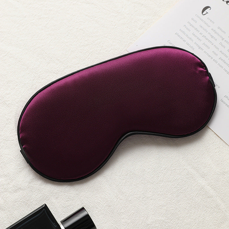 Artificial Silk Sleep Blackout Eye Mask Sleeping Solid Color