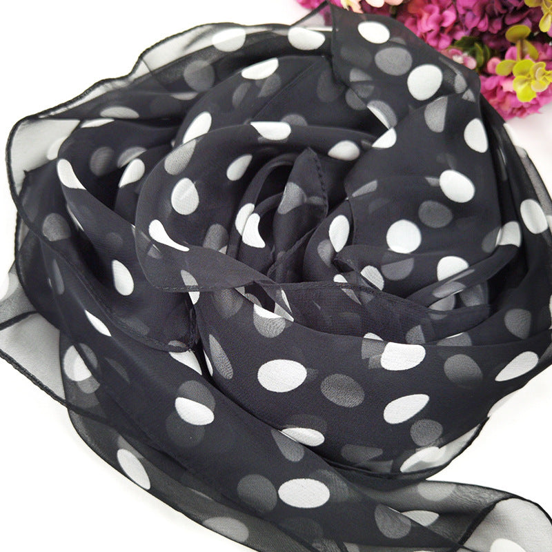 Summer Women's Sunscreen Long Silk Scarf