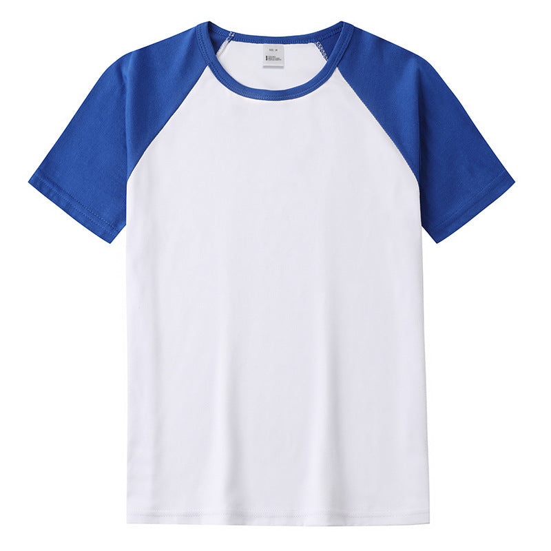 Summer Camp Ice Silk Cotton T-shirt Short Sleeve