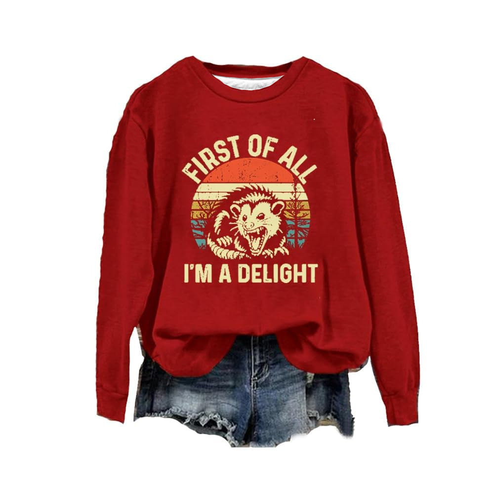 PumpkinCharm Digital Print Sweater