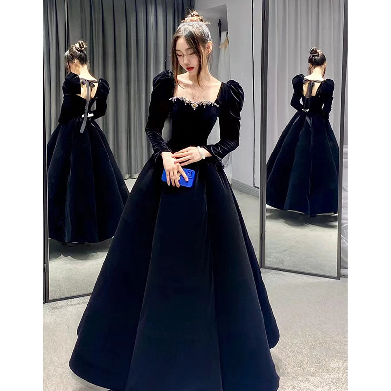 Crimson Eclipse Gown