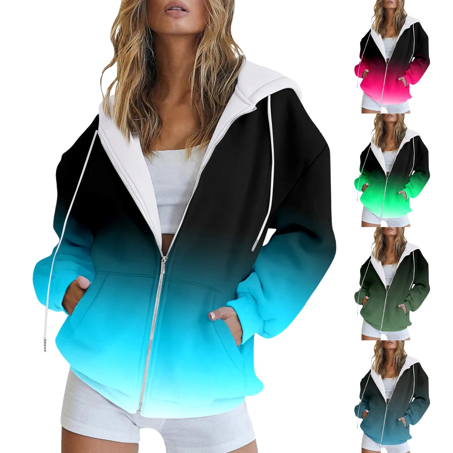 HollyJoy 3D Christmas Hoodie Jacket