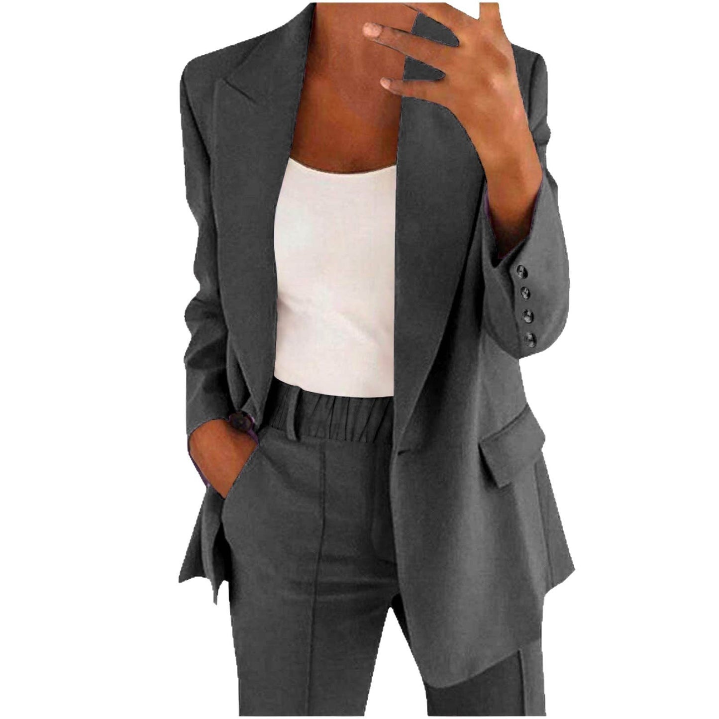 Serenique Button-Up Blazer